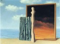composición a la orilla del mar 1935 René Magritte